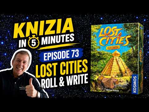 Knizia in Five Minutes. Episode 73 Lost Cities: Roll & Write