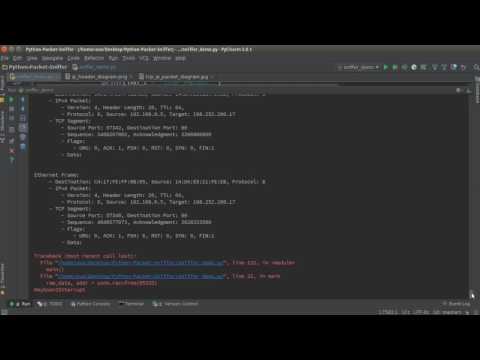 Python Network Packet Sniffer Tutorial 7 Running The Program