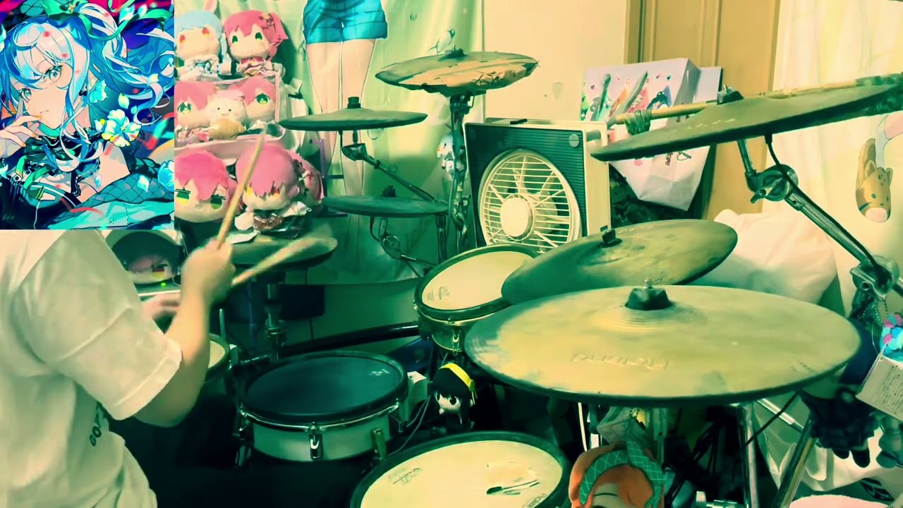 【叩いてみた】　ソワレ / 星街すいせい　drum cover