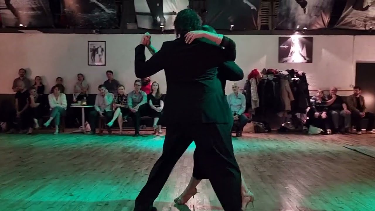 Aline DE LUCA et Alexis RODRIGUEZ - Pugliese - Mentira - Lyon milonga la Cachila