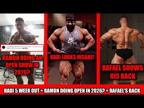 Hadi Looks INSANE 5 Weeks Out + Brandao Shows His Back + Ramon Hints at Open Show +Hadi's Image Gone