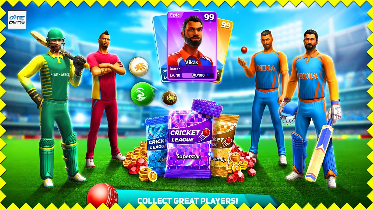 Cricket League Game 🏏 #1 ( Cricket Games For Android )