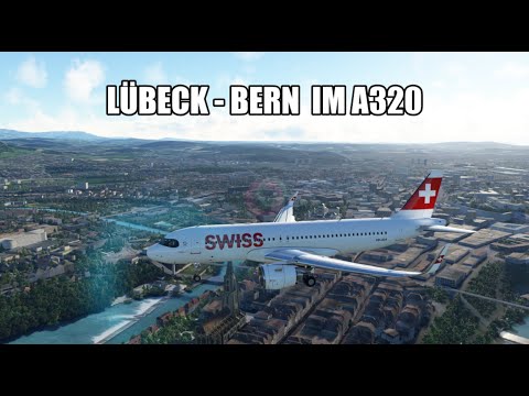 Mit SWISS A320 quer durch Deutschland! Flight Simulator LIVE! Vatsim! Floxi07