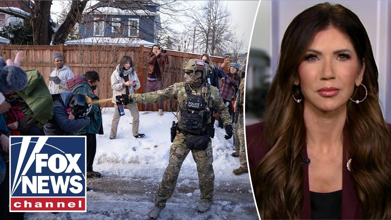 Noem sends BOLD warning to violent anti-ICE agitators