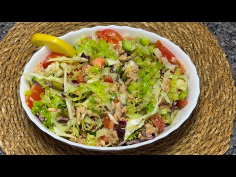 IF YOU WANT TO LOSE WEIGHT EAT THIS SALAD ‼️ HEALTHY TUNA SALAD❗️