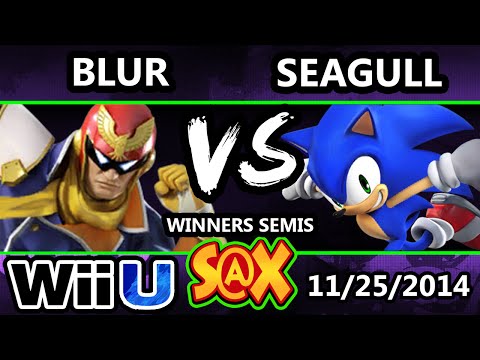 S@X - VGz | Seagull (Sonic) Vs. Blur (Captain Falcon) SSB4 Winners Semis - Smash For Wii U