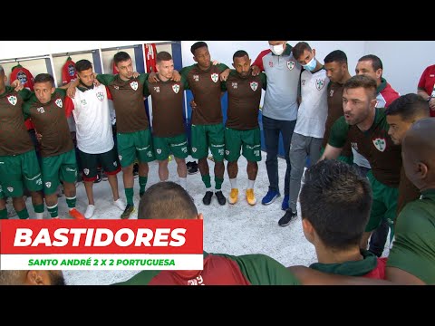 Bastidores do jogo SANTO ANDRÉ 2 x 2 PORTUGUESA - 21/08/2021 || LUSA TV