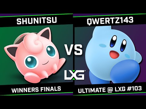 Shunitsu (Jigglypuff/Peach) vs qwertz143 (Kirby) - Smash Ultimate @ LXG 103 - Winners Finals