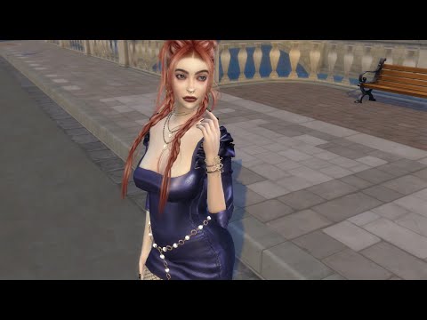 the sims 4 premium cc download girl Louise Barbier by Bonita100 Game Video Preview