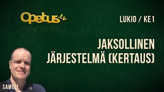 Jaksollinen järjestelmä (kertaus) Jaksollinen järjestelmä (kertaus)