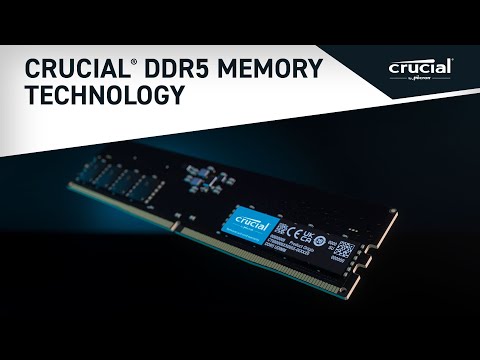 Nešiojamo kompiuterio atmintis Crucial Nešiojamojo kompiuterio atmintis - Samsung SODIMM 32GB DDR5 4800MHz video