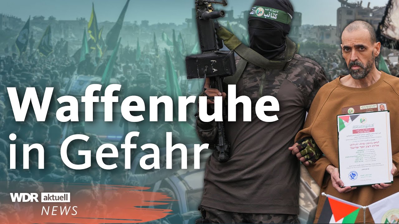 Hamas stoppt Freilassung israelischer Geiseln: Trump droht mit „Hölle“ | WDR Aktuelle Stunde