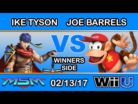 MSM 85 - Ike Tyson (Ike) Vs. E2C | Joe Barrels (Diddy) Winnres Side - Smash Wii U