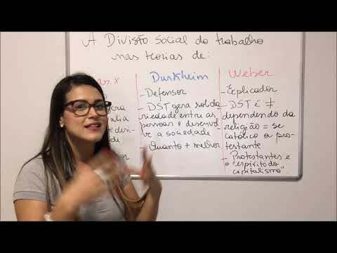Divisão Social do Trabalho parte 3: Na visão de Marx, Durkheim e Weber.