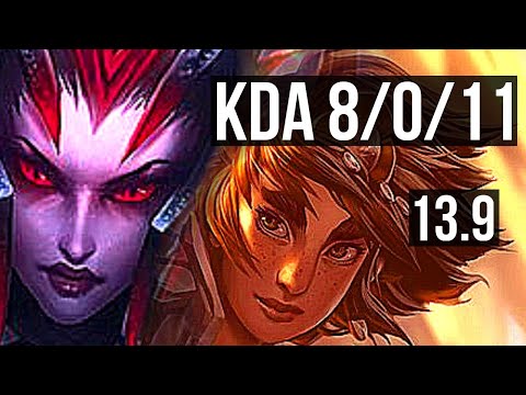 ELISE vs TALIYAH (JNG) | 8/0/11, 70% winrate, Legendary | KR Grandmaster | 13.9