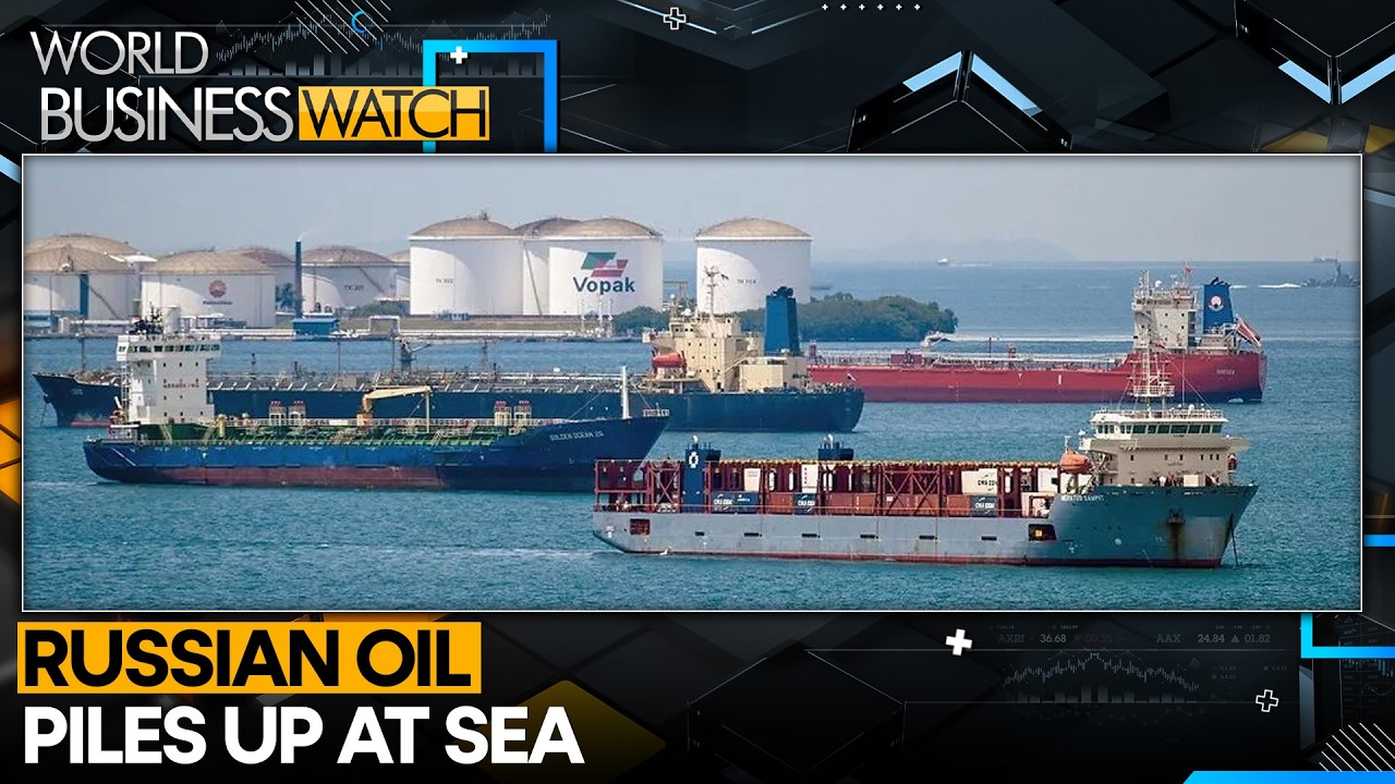 Russian Oil Piles Up at Sea: Diplomatic Pressures Complicate Russia’s Search for Oil Buyers | WION