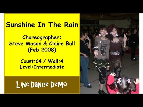 (Line Dance) Sunshine In The Rain - Steven Mason & Claire Ball