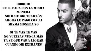 Maluma - La Misma Moneda (Letra/Lyric)