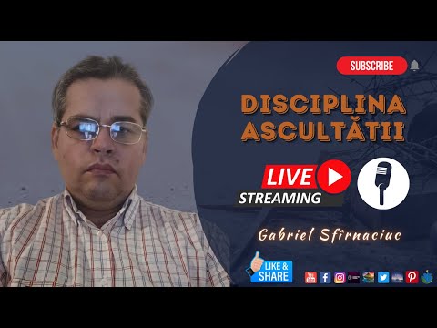Gabriel Sfîrnaciuc | LIVE | Disciplina ascultării