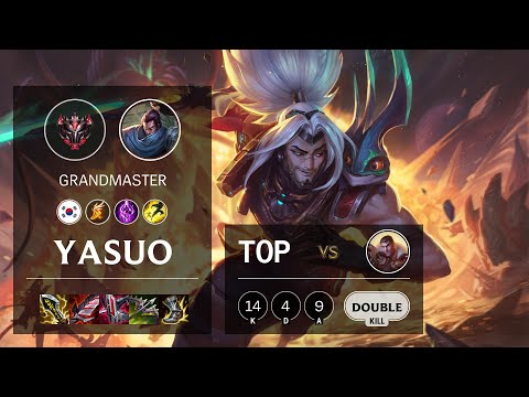 Yasuo Top vs Jayce - KR Grandmaster Patch 10.25