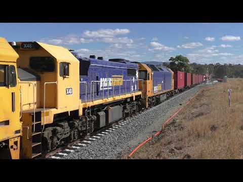 BL26 X48 G540 on 9701V to Merbein at Bung Bong  06 04 18  13 17 00