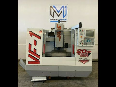 Haas VF-1 Vertical Machining Center VMC Machine 4th Axis 7500 RPM CNC Mill - MachineStation - # 1830