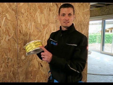 Raccordement de murs dans la construction en bois - SIGA Sicrall 60