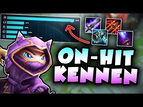 THIS ON-HIT KENNEN BUILD IS ACTUALLY BUSTED! THE BEST BUILD ON KENNEN - League of Legends Gameplay