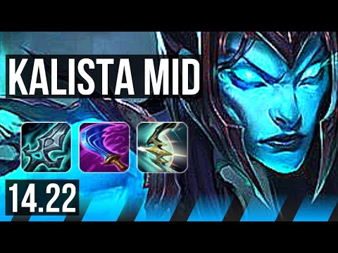 KALISTA vs TWISTED FATE (MID) | BR Grandmaster | 14.22