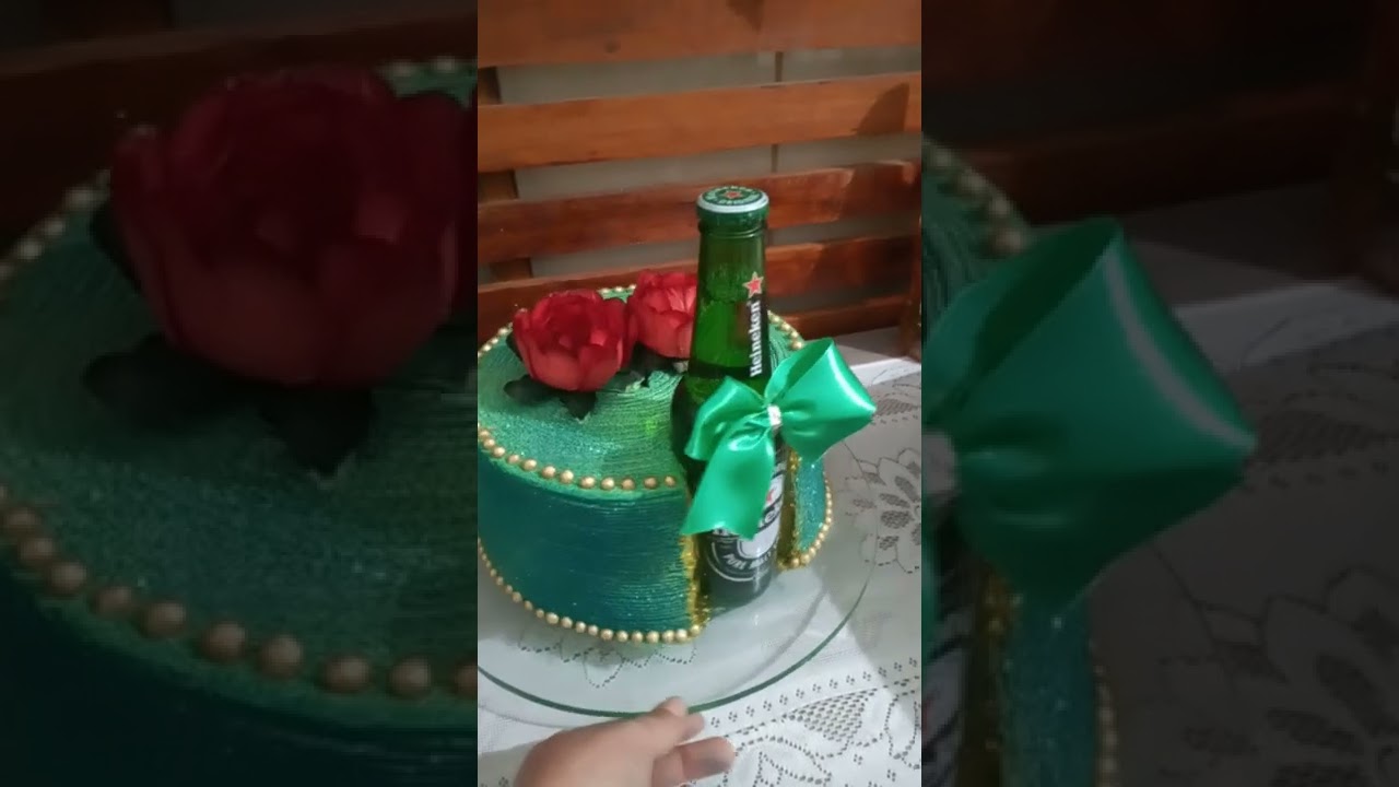 bolo cerveja Heineken 😍😍