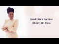 Dottie Peoples - On Time God (Lyric Video)