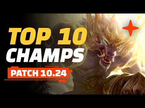 Top 10 Champions - Teamfight Tactics Patch 10.24