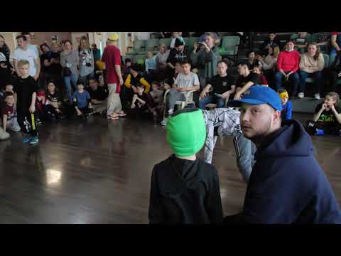 top16 начинающие bboy Seva vs Лёша Бубнов vs Lil Art - "ALL OPTION" break dance battle