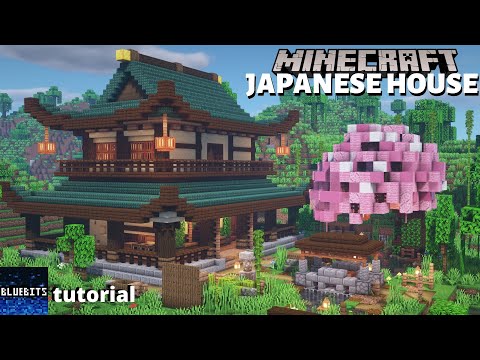 Minecraft Tutorial - How to Build a Japanese House Tutorial
