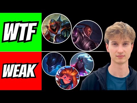 Wild Rift TIER LIST Patch 6.3c