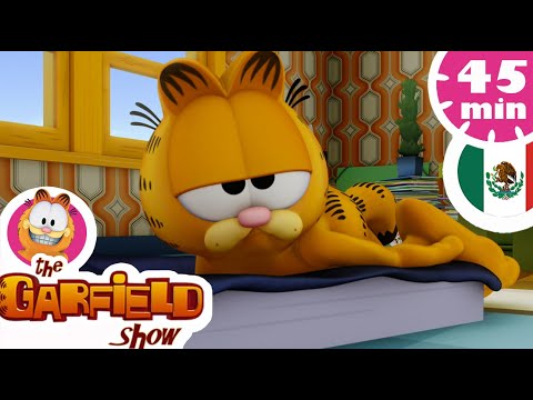 🥱A Garfield le encanta dormir🥱- Compilación HD