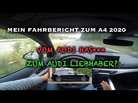 AUDI A4 2020 40 TDI S-Line B9 Avant 190PS - Mein Fahrbericht (POV) [4K]