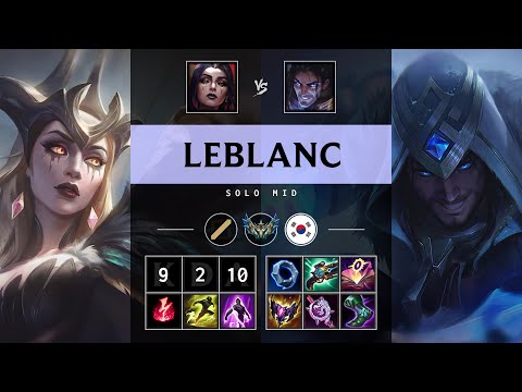 LeBlanc Mid vs Sylas - KR Challenger Patch 25.09