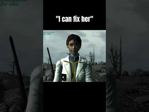 When bro actually fixes her 😅💀#fallout