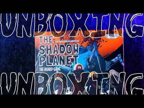 The Shadow Planet board game unboxing