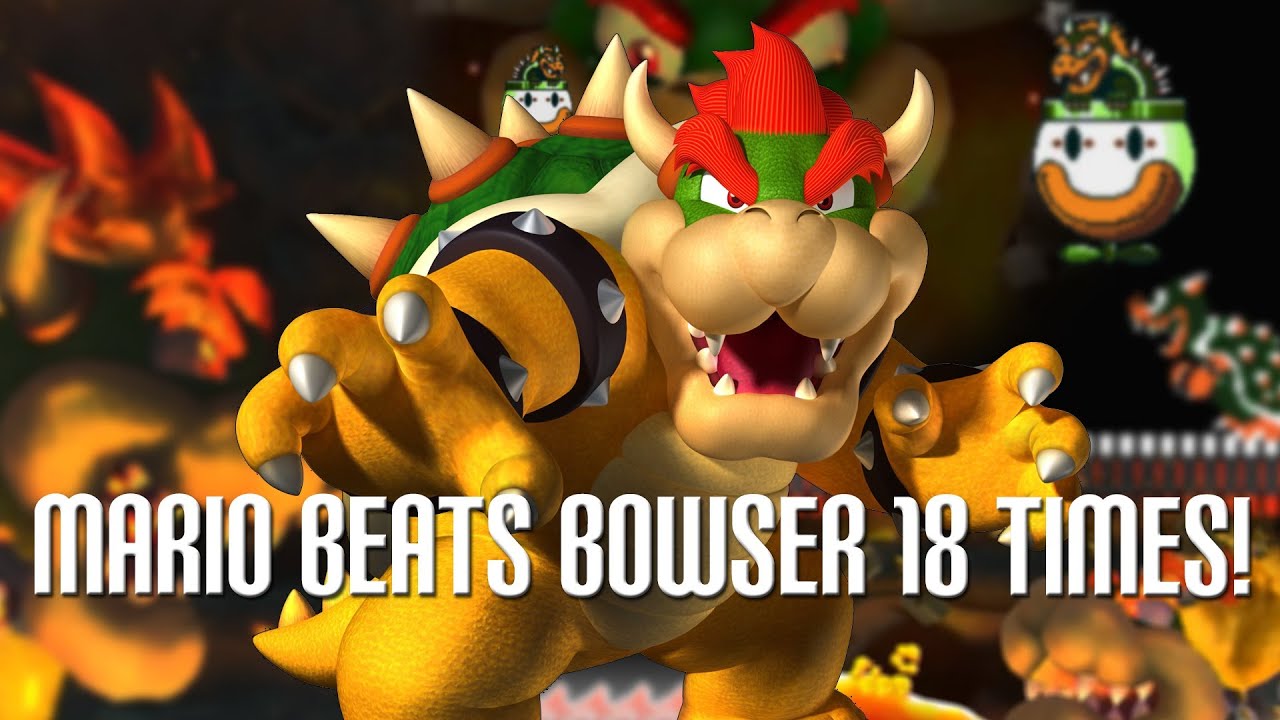 See Mario beat Bowser 18 times in 4 minutes. - YouTube