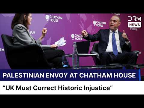 FULL REMARKS: Head of Palestinian Mission to UK Husam Zomlot Speaks at Chatham House | AC1G