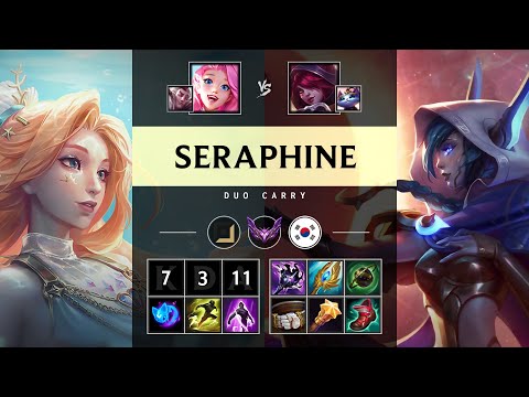 Seraphine Carry vs Xayah - KR Master Patch 25.11