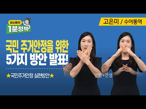 「신도시」의 한국수어 표현