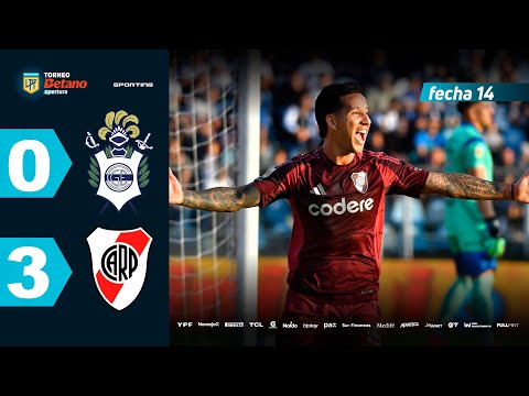 GIMNASIA 0 - 3 RIVER I Resumen del partido | #TorneoBetano Apertura 2025