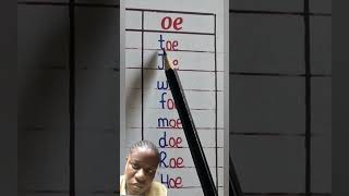 How to Teach the OE Sound | Long O Vowel Sound | Words like Toe, Doe, and Foe