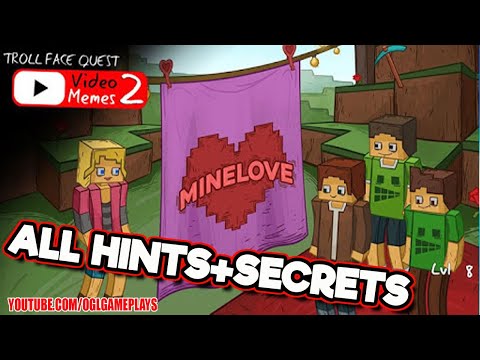 Troll Face Quest: Video Memes 2 - All Levels + Fails + Secret Level Gameplay (By Spil Games)