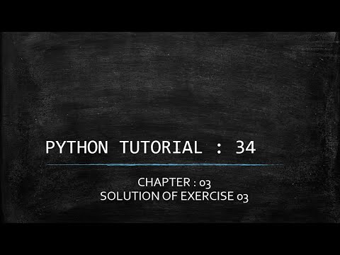 Python Tutorial 34 Solution Of Exercise 03 Example Of While Loop In Python