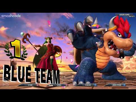 Smashcode 1/3/2019 - Stain & Spike vs Stache & Jibblyporf - Losers Semis