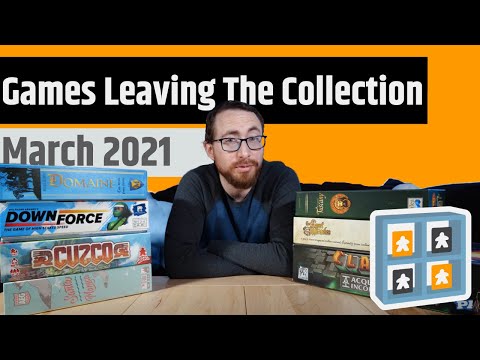 Games Leaving My Collection: March 2021 Update